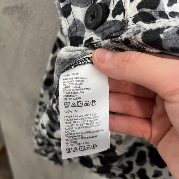 Tommy Bahama Women's Large 100% Linen Desert Cat Jacket Lightweight - Picture 8 of 9